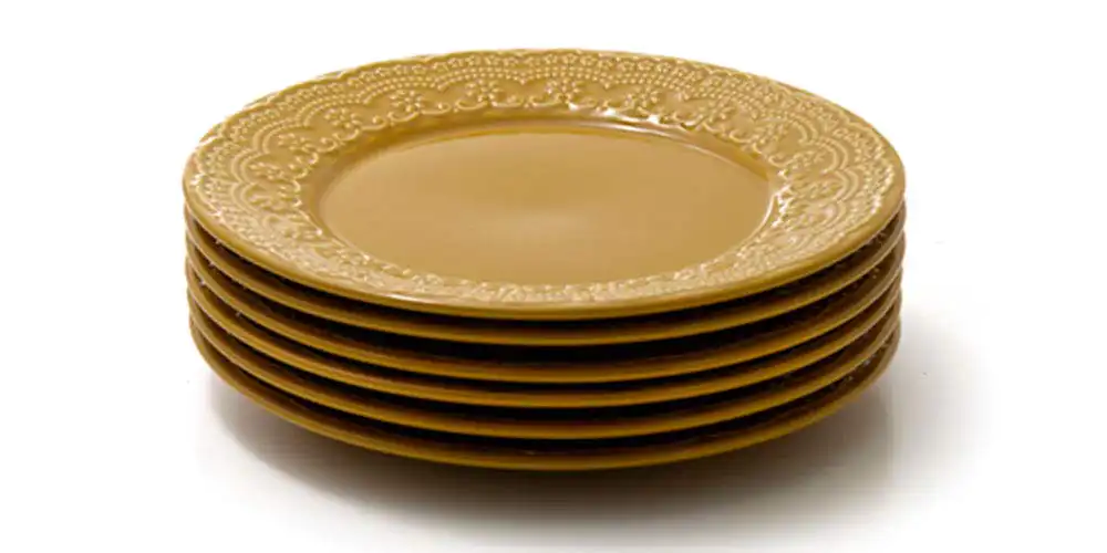 Jogo com 6 pratos rasos, Curry