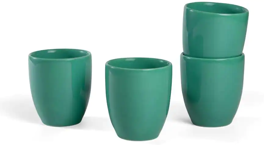 Jogo com 6 vasos de vinho Verde Fresco / Acervo Panelinha