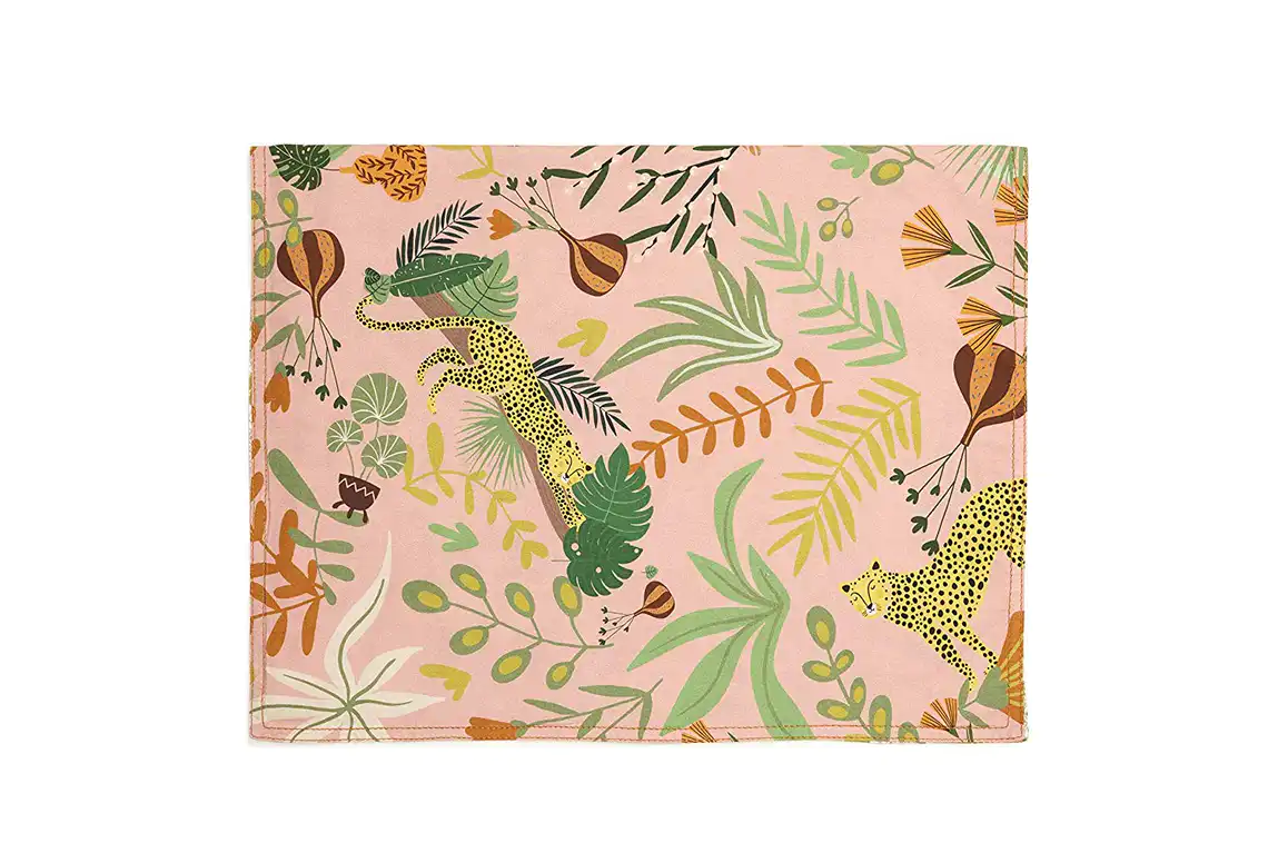 Caminho de mesa Onça dupla-face, 1,50 x 0,50, Acervo Panelinha
