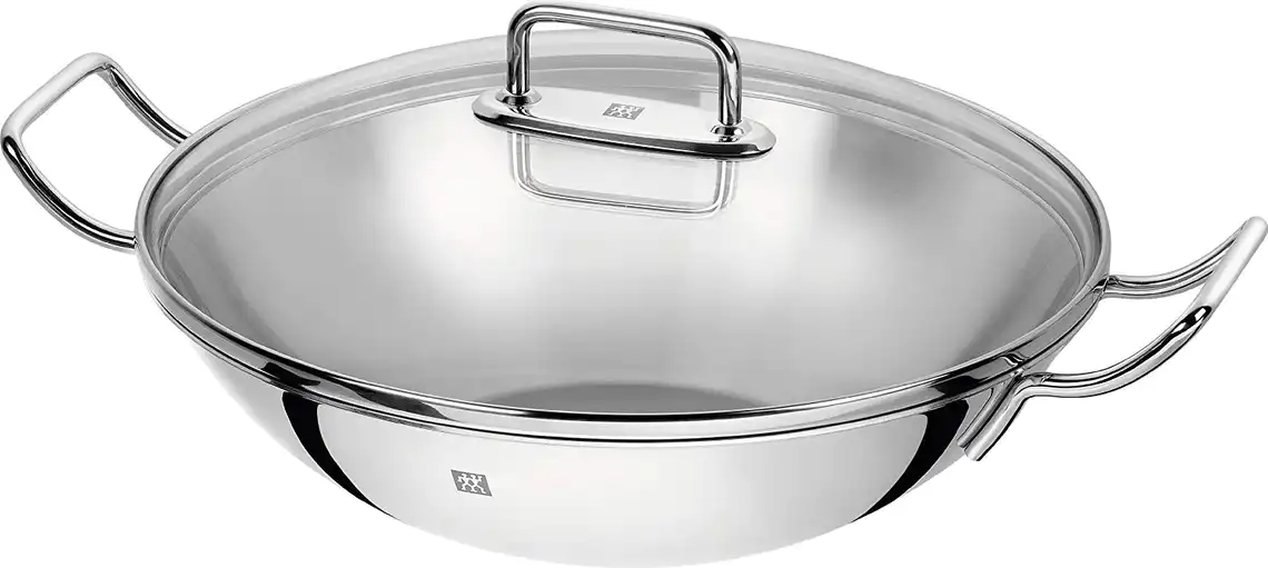 Frigideira wok de aço inoxidável, Zwilling J.A