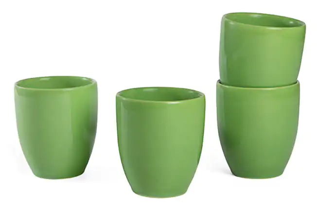 Jogo com 4 Vasos de Vinho [verde vivo], Coleção Ervas, Acervo Panelinha